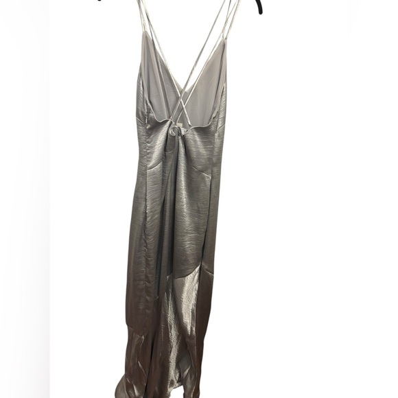 H&M Silver Asymmetrical Dress - Picture 2 of 8
